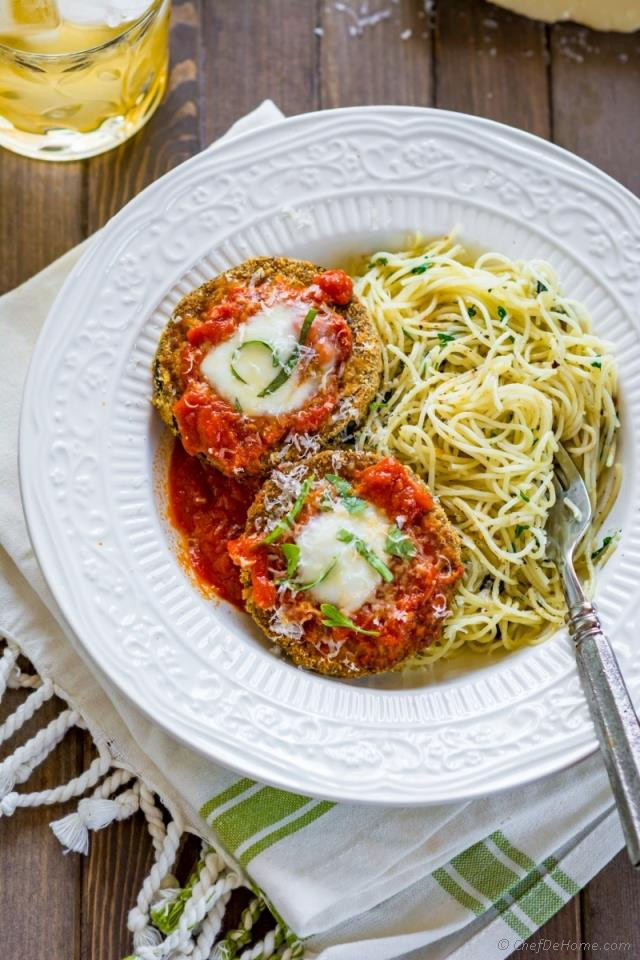 Healthy Eggplant Recipes For Dinner
 Healthy Baked Eggplant Parmesan Recipe