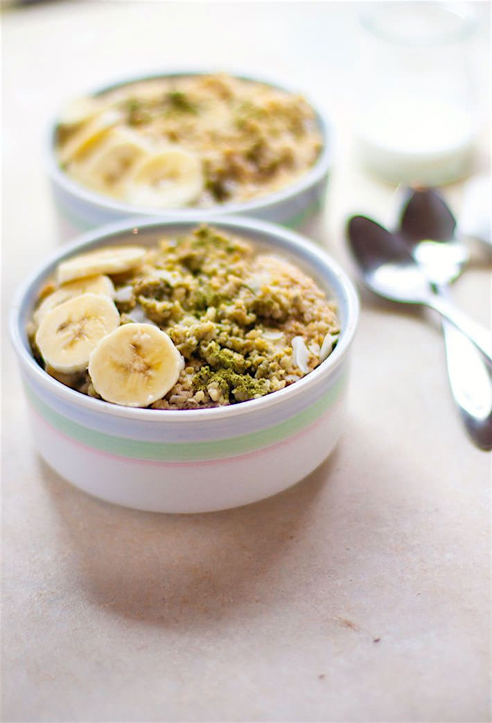 Healthy Energizing Breakfast
 Good & Healthy Breakfasts Energizing Coconut Matcha