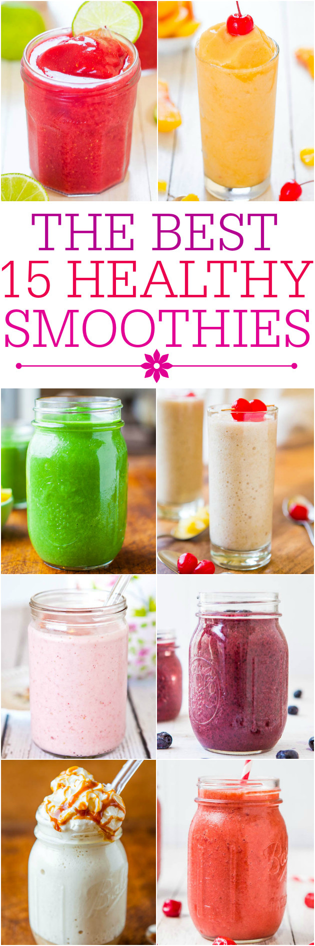 Healthy Energy Smoothie Recipes
 Fruit and Yogurt Smoothie Averie Cooks