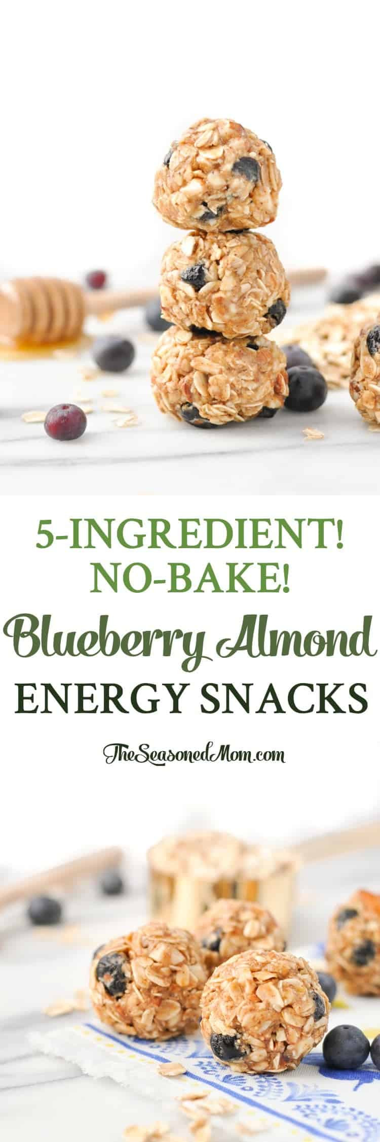 Healthy Energy Snacks
 No Bake Blueberry Almond Energy Snacks The Seasoned Mom