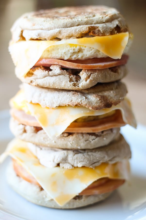 Healthy English Muffin Breakfast 20 Ideas for Healthy Freezer Breakfast Sandwiches