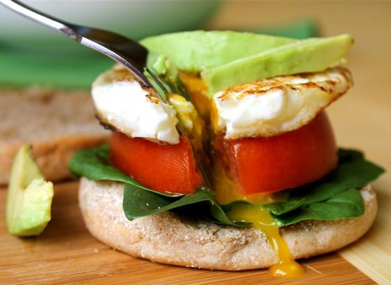 Healthy English Muffin Breakfast Sandwich
 Pinterest • The world’s catalog of ideas