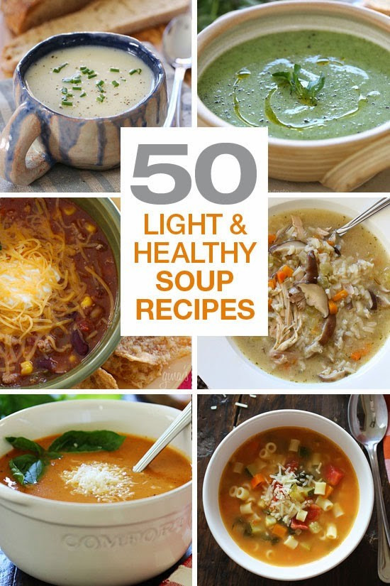 Healthy Fall Soups
 50 Light and Healthy Soup Recipes