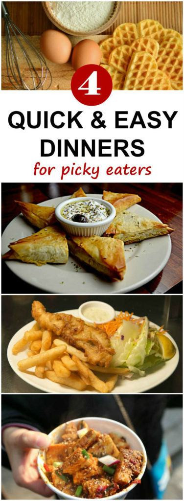 Healthy Family Dinners For Picky Eaters
 Four Quick and Easy Dinner Ideas for Picky Eaters