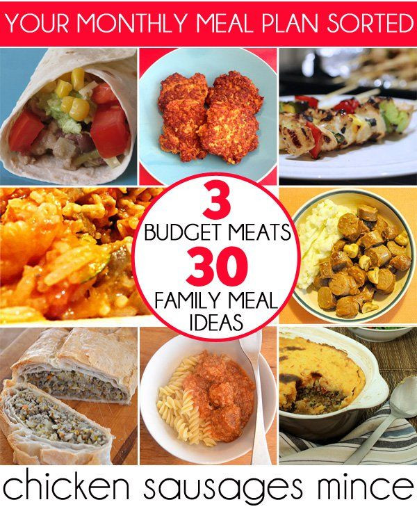 Healthy Family Dinners On A Budget
 3 Bud Meats 30 Family Meal Ideas