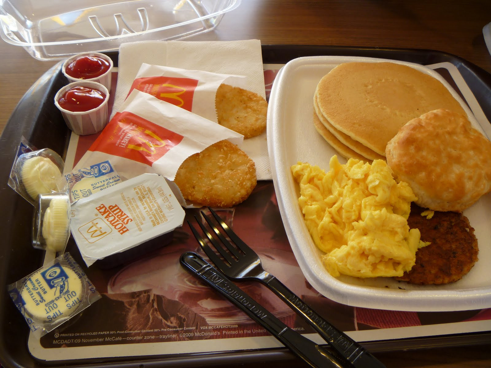 Healthy Fast Food Breakfast Mcdonalds
 my careless whispers McDonalds Big Breakfast