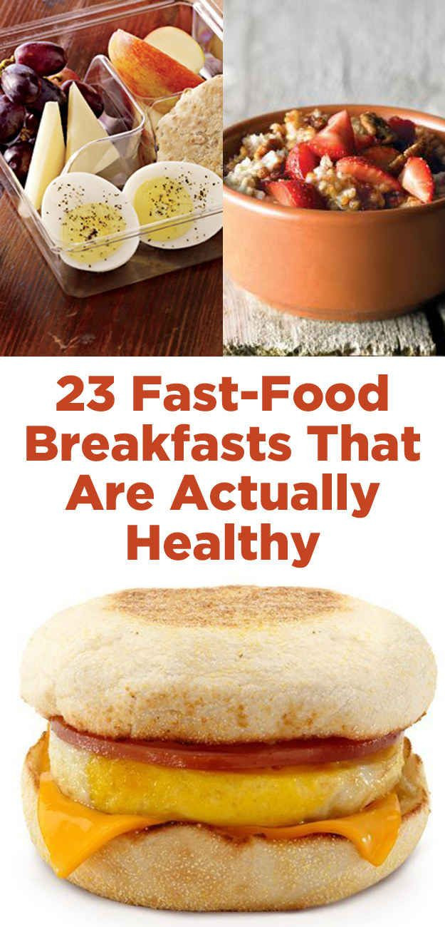 Healthy Fast Food Breakfast Options
 Más de 25 ideas increbles sobre Healthy fast food