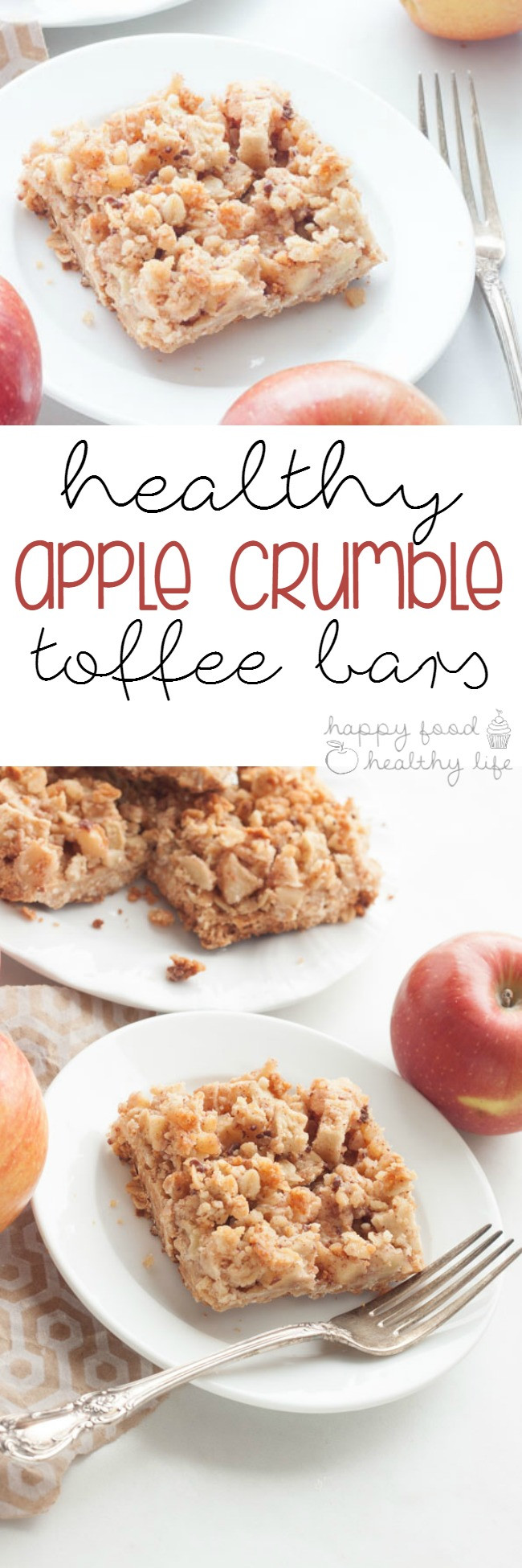 Healthy Fast Food Desserts
 Healthy Apple Crumble Breakfast Bars They’re healthy