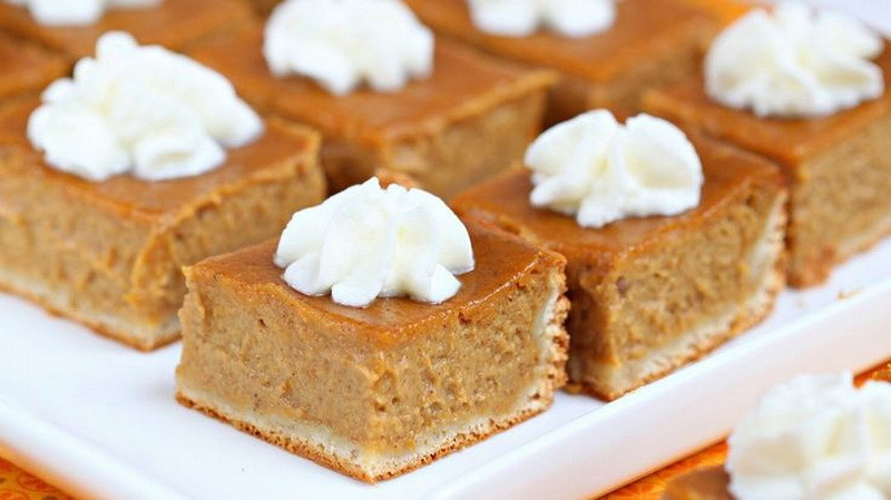 Healthy Fast Food Desserts
 Pumpkin Pie Bar – Best Fast Healthy & Cheap Thanksgiving