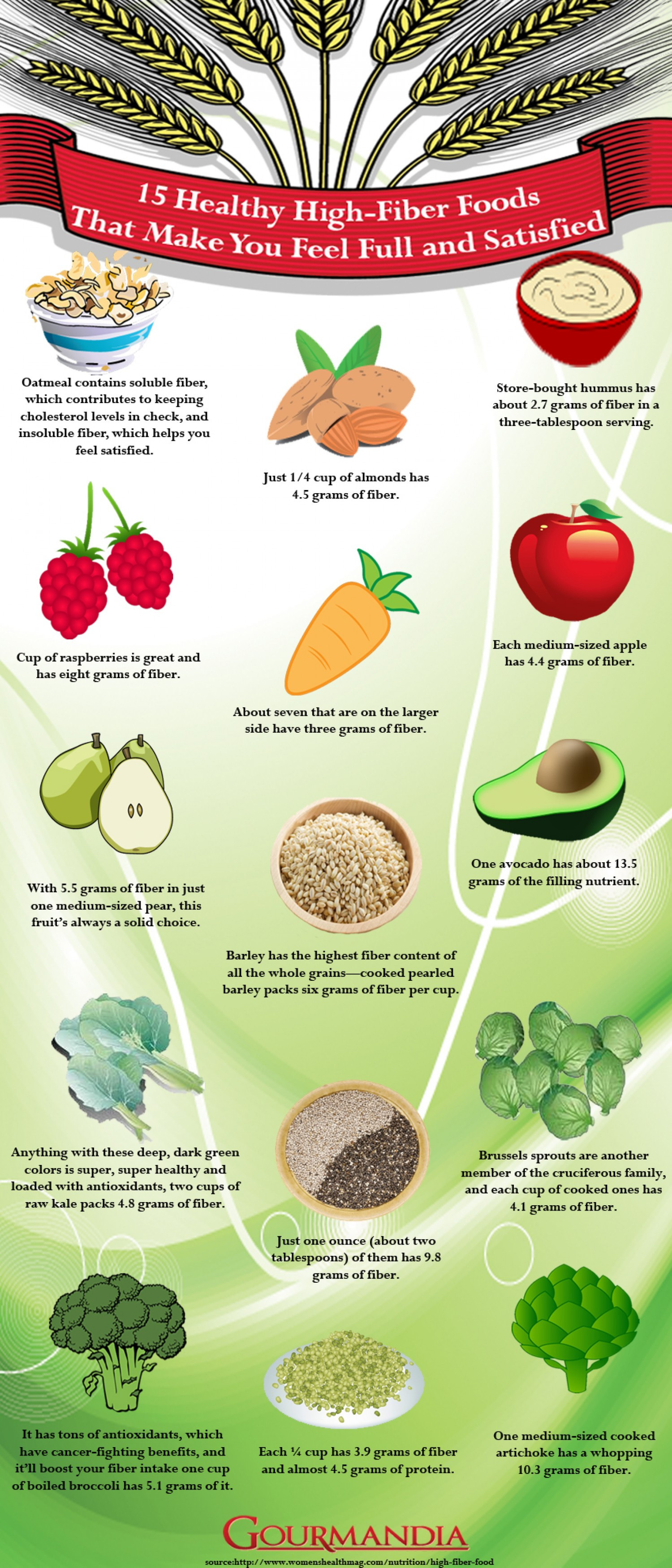 Healthy Fiber Snacks
 15 Healthy High Fiber Foods That Make You Feel Full and