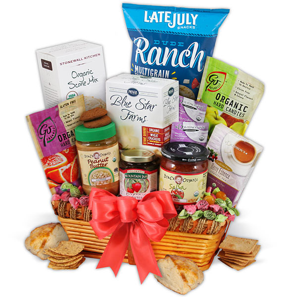 Healthy Food Gifts
 Organic Gift Basket Classic by GourmetGiftBaskets