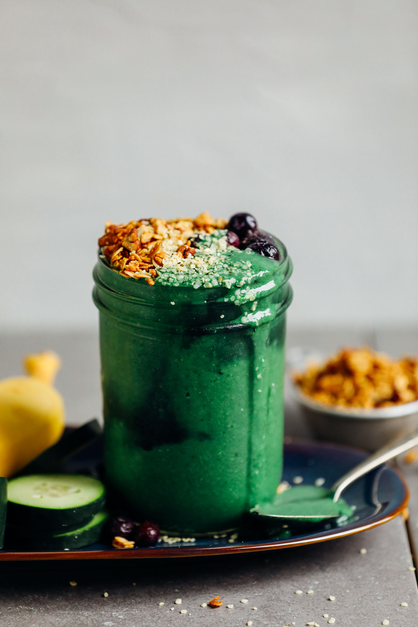 Healthy Food Smoothies
 Green Spirulina Smoothie