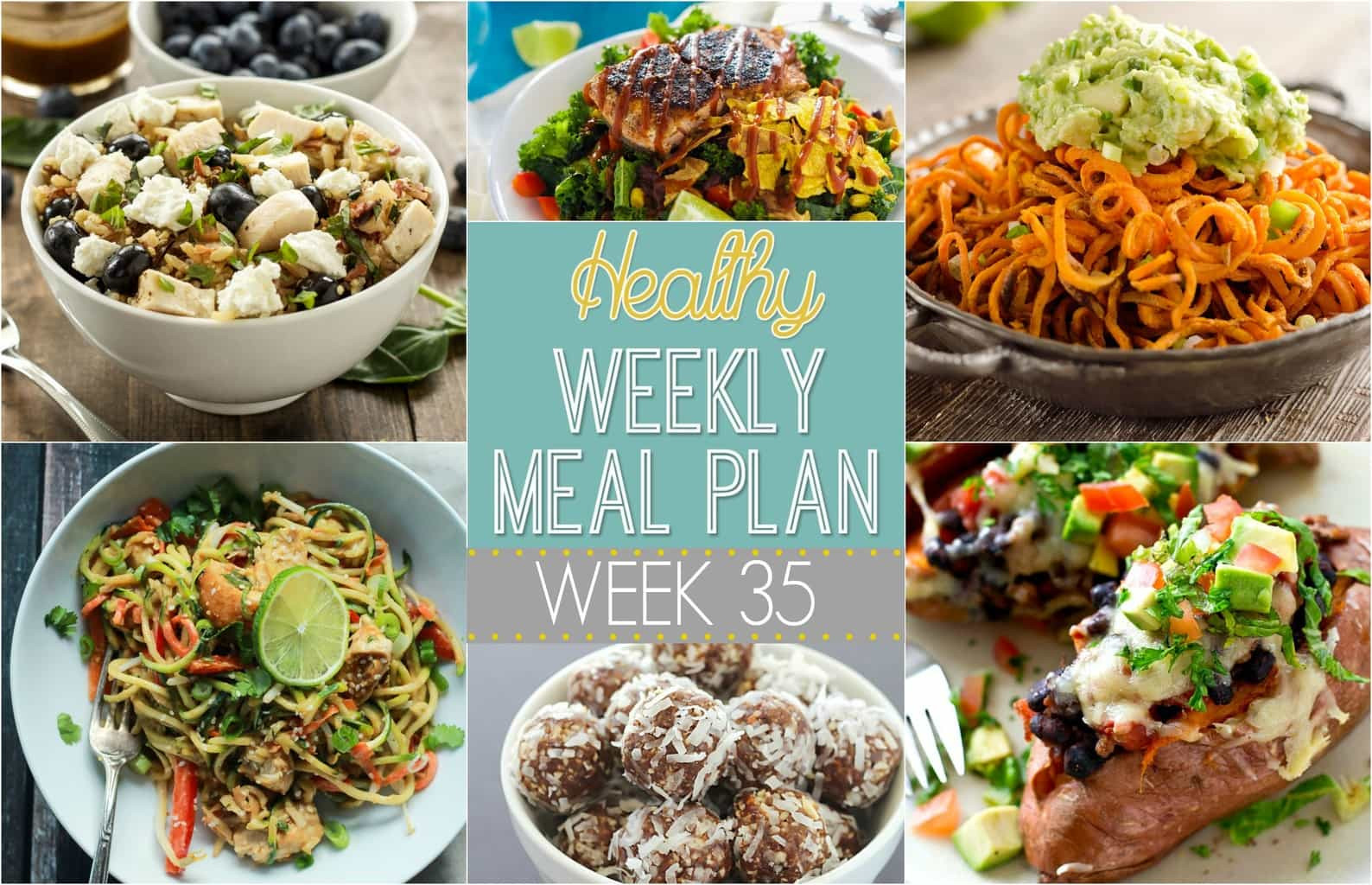 Healthy Foods For Breakfast Lunch And Dinner
 Healthy Weekly Meal Plan 35 Yummy Healthy Easy