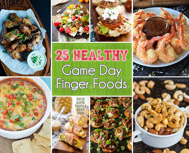 Healthy Football Appetizers
 25 Healthy Game Day Finger Foods