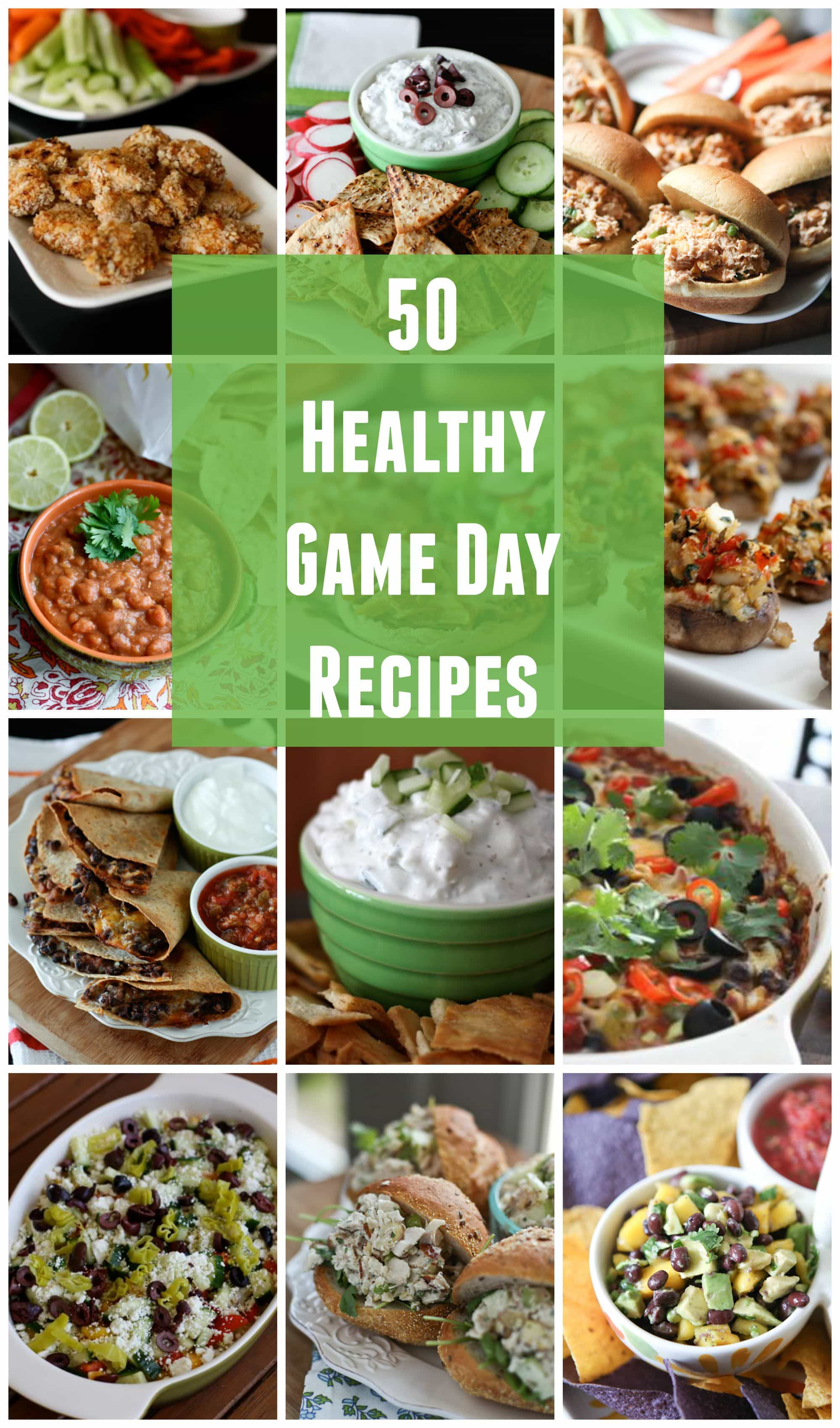 Healthy Football Game Appetizers
 50 Healthy Game Day Recipes