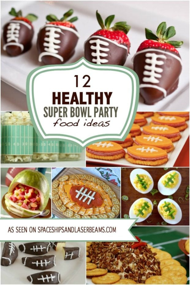 Healthy Football Party Snacks
 12 Healthy Super Bowl Party Food Ideas Spaceships and