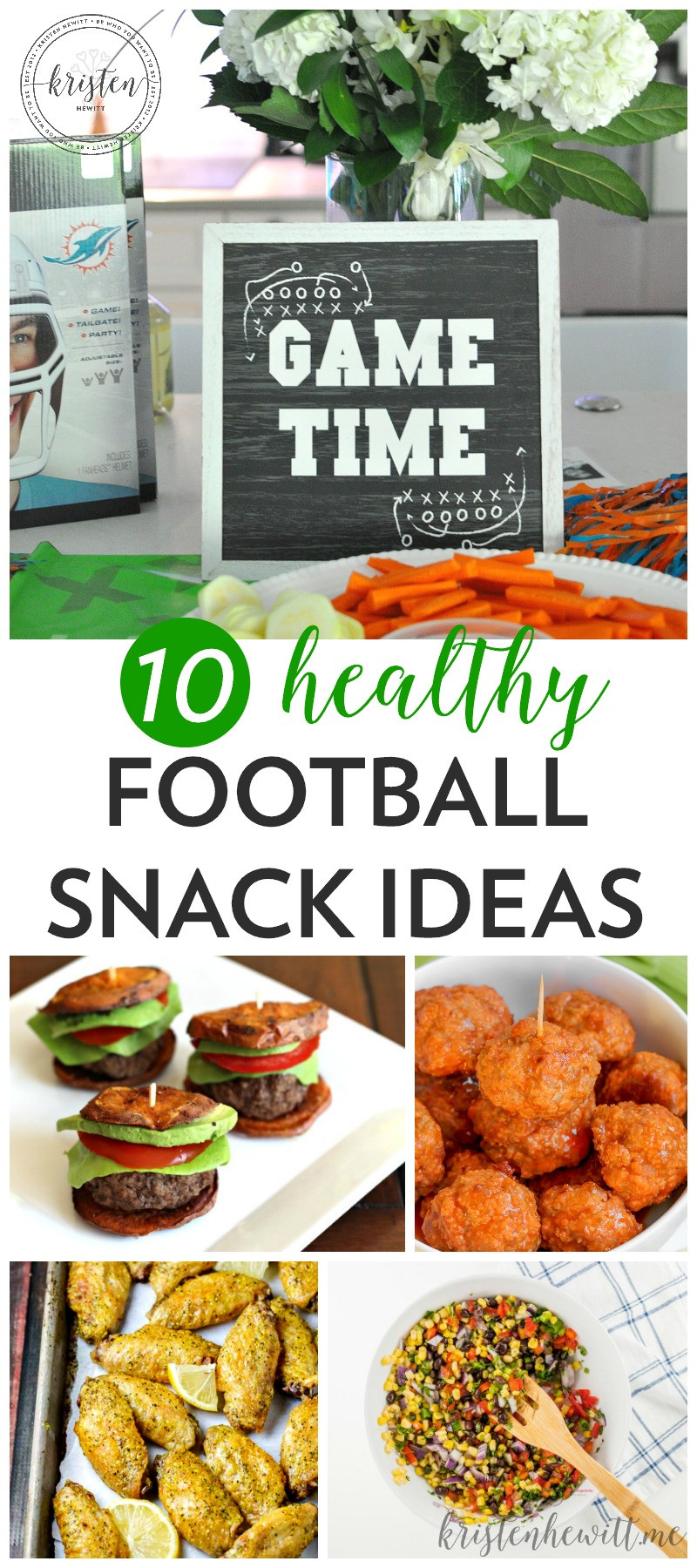 Healthy Football Party Snacks
 10 healthy football snacks and game day party ideas