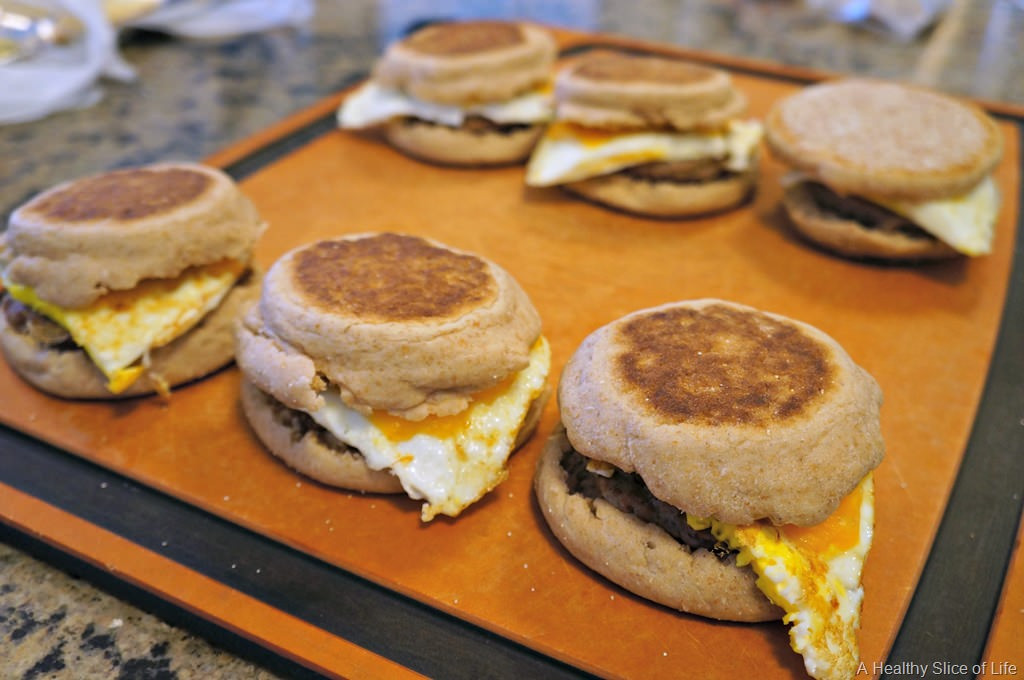 Healthy Freezer Breakfast
 Healthy Freezer Breakfast Sandwiches