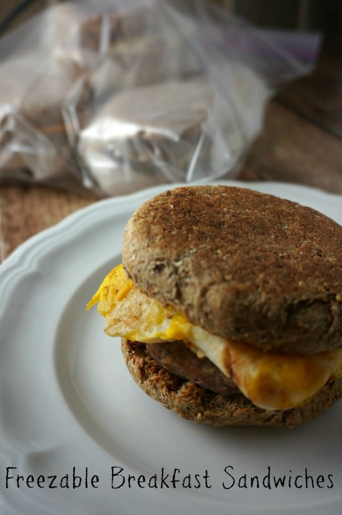 Healthy Freezer Breakfast
 Healthy Freezer Breakfast Sandwiches