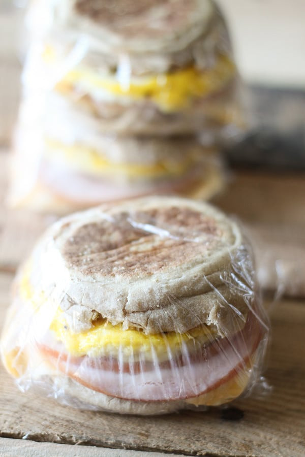 Healthy Freezer Breakfast Sandwiches
 Healthy Freezer Breakfast Sandwiches