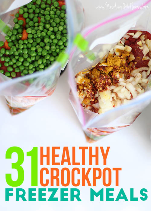 Healthy Freezer Dinners
 31 Healthy Crockpot Freezer Meals Faithful Provisions