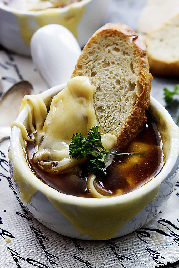 Healthy French Recipes
 healthy crockpot french onion soup