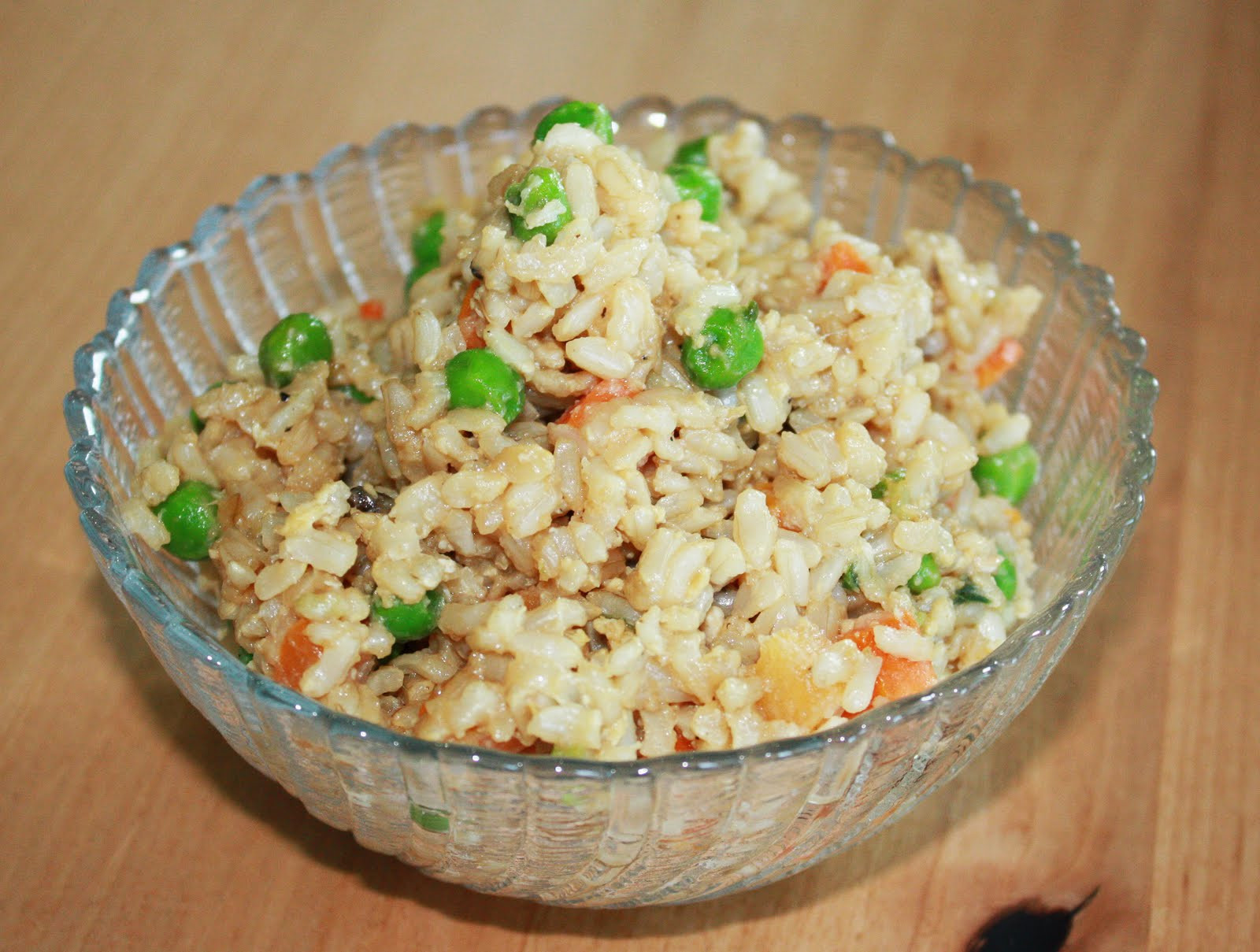 Healthy Fried Brown Rice
 Vittles Divine Healthy Fried Brown Rice