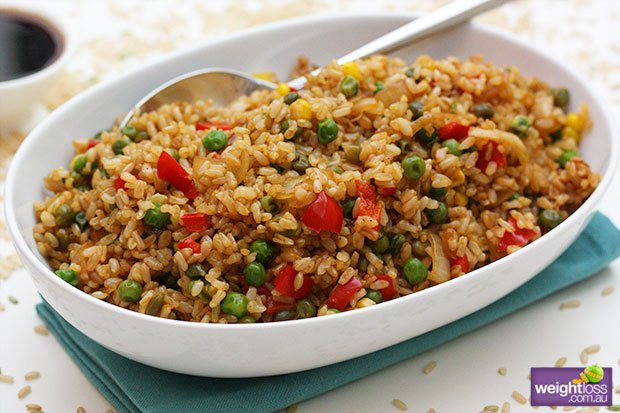 Healthy Fried Brown Rice
 Fried Brown Rice