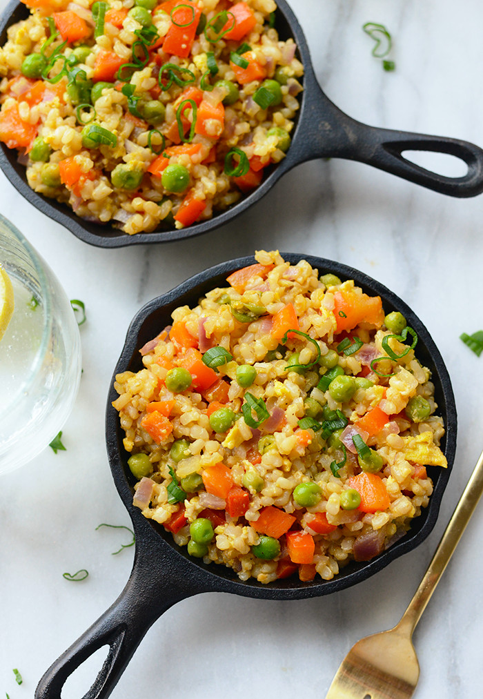 Healthy Fried Rice
 Healthy Ve arian Fried Rice Fit Foo Finds