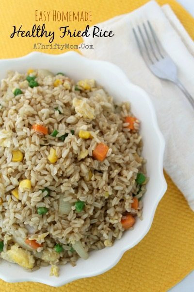 Healthy Fried Rice Recipe
 Easy Homemade Healthy Fried Rice Recipe SideDish