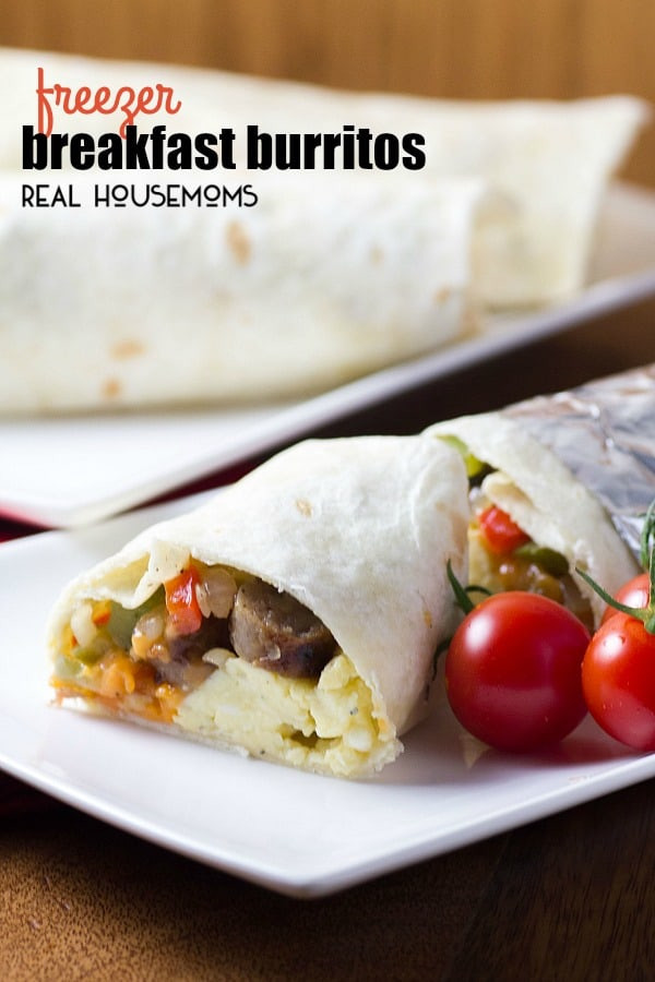 Healthy Frozen Breakfast Burritos
 Freezer Breakfast Burritos ⋆ Real Housemoms