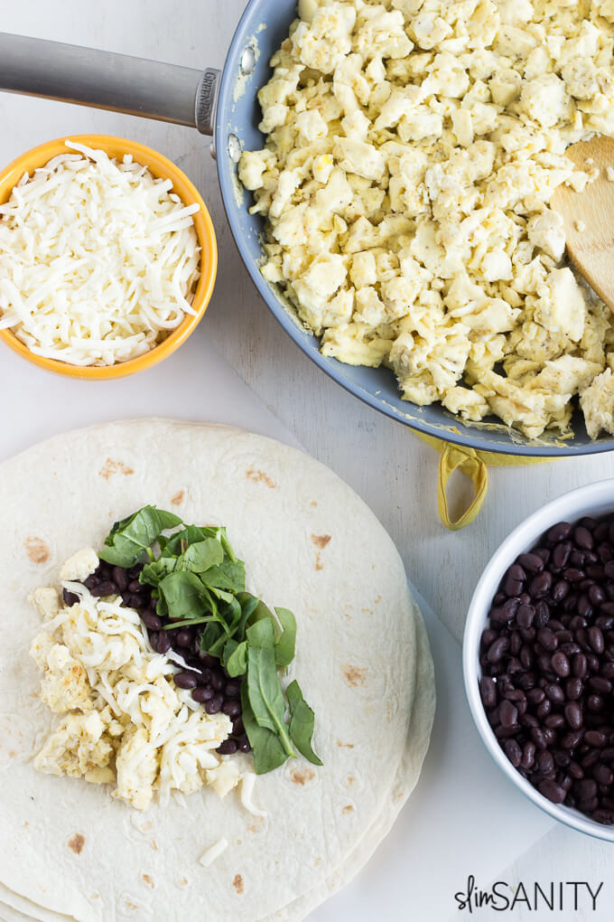 Healthy Frozen Breakfast Burritos
 Homemade Frozen Breakfast Burritos Slim Sanity