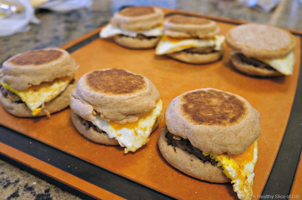 Healthy Frozen Breakfast
 Healthy Freezer Breakfast Sandwiches