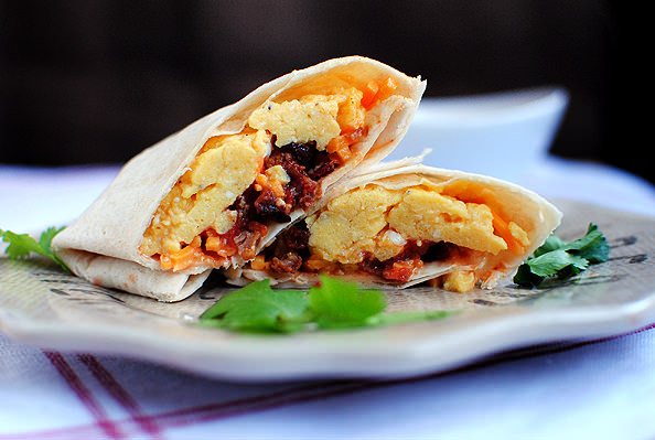 Healthy Frozen Burritos
 Bloggers Best 10 Healthy Breakfasts for School Mornings