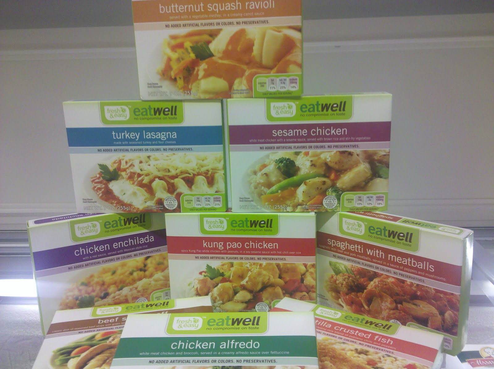 Healthy Frozen Dinners Brands
 Fresh & Easy Buzz First Items in Fresh & Easy