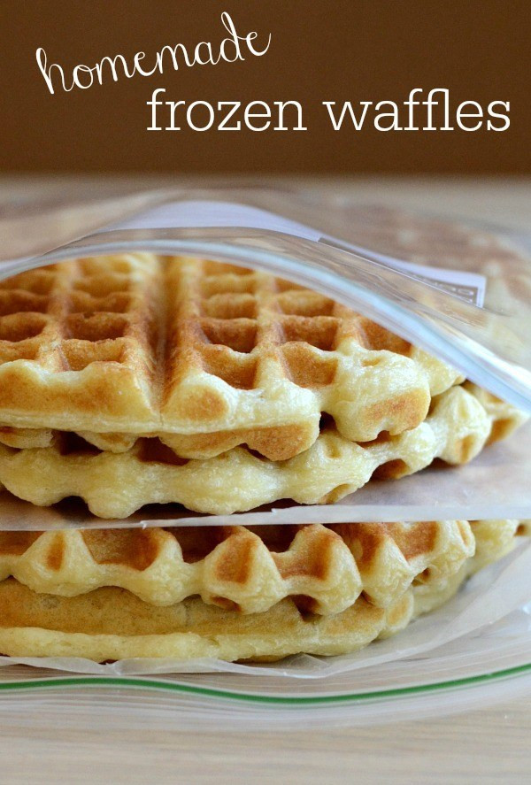 Healthy Frozen Waffles
 Homemade Frozen Waffles Real Food Real Deals