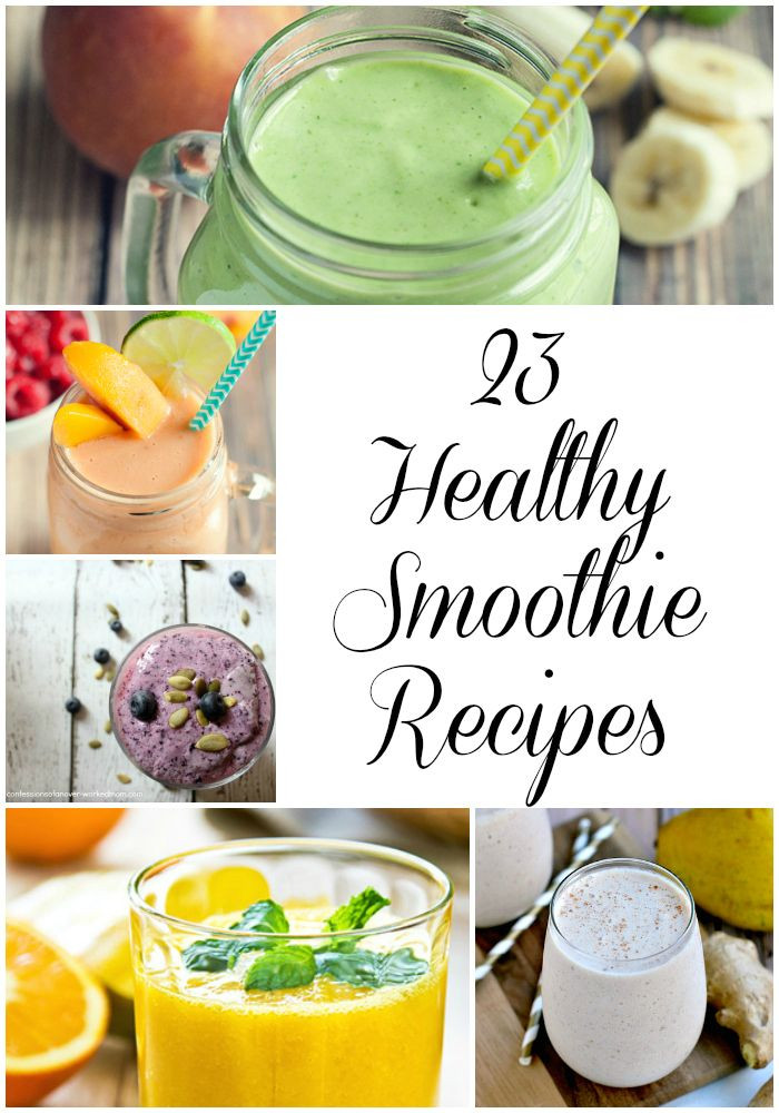 Healthy Fruit And Vegetable Smoothie Recipes
 23 Healthy Smoothie Recipes Love Pasta and a Tool Belt