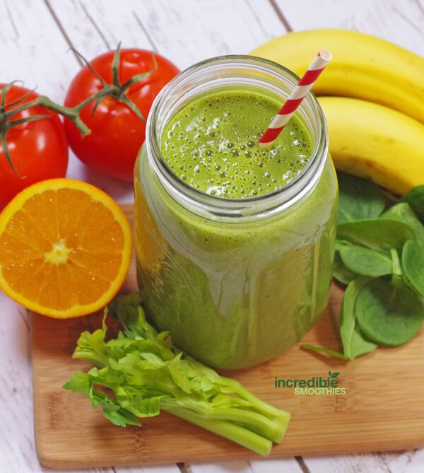 Healthy Fruit And Vegetable Smoothie Recipes
 Big Blend Fruit and Ve able Green Smoothie Recipe