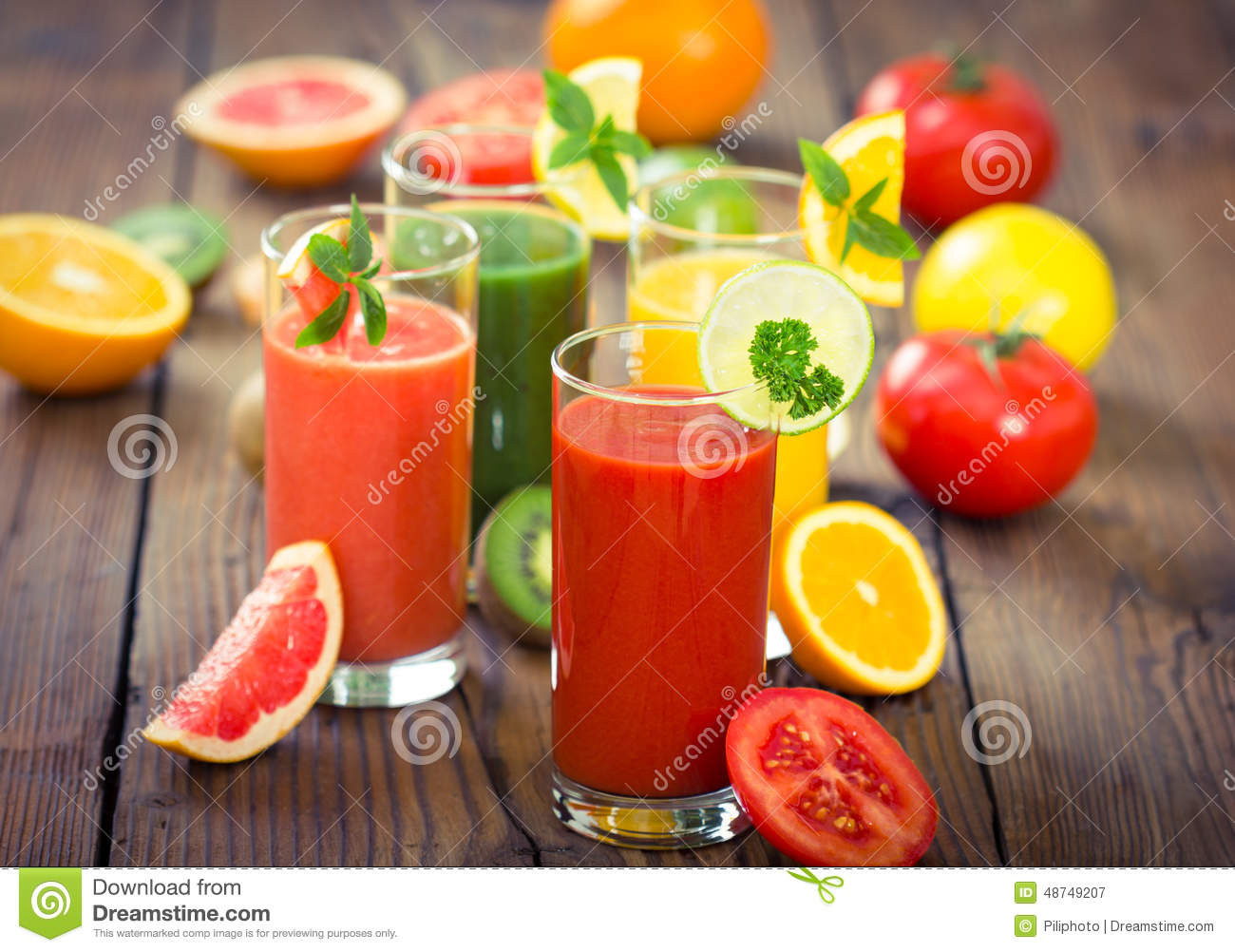 Healthy Fruit And Veggie Smoothies
 Healthy Fruits And Ve ables Smoothies Stock Image