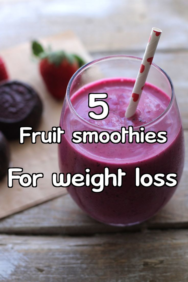 Healthy Fruit Smoothies For Weight Loss
 Lose weight and kickstart your metabolism with these