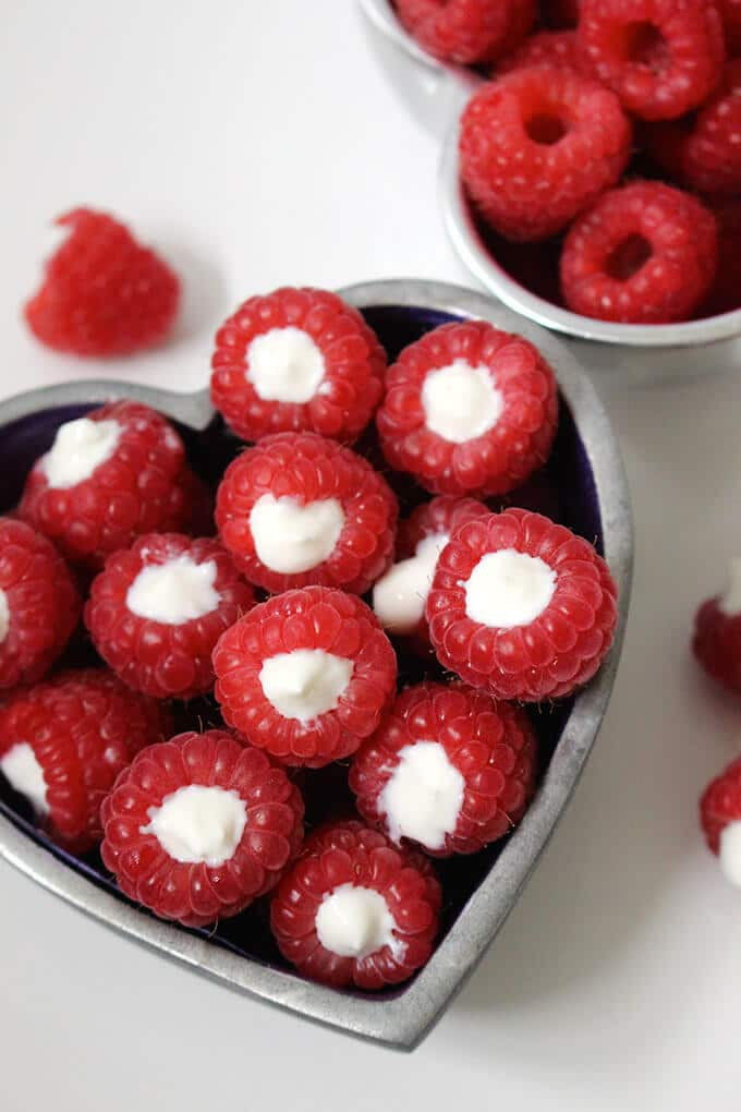 Healthy Fruit Snacks For Adults
 Yogurt filled raspberries a delicious and healthy snack