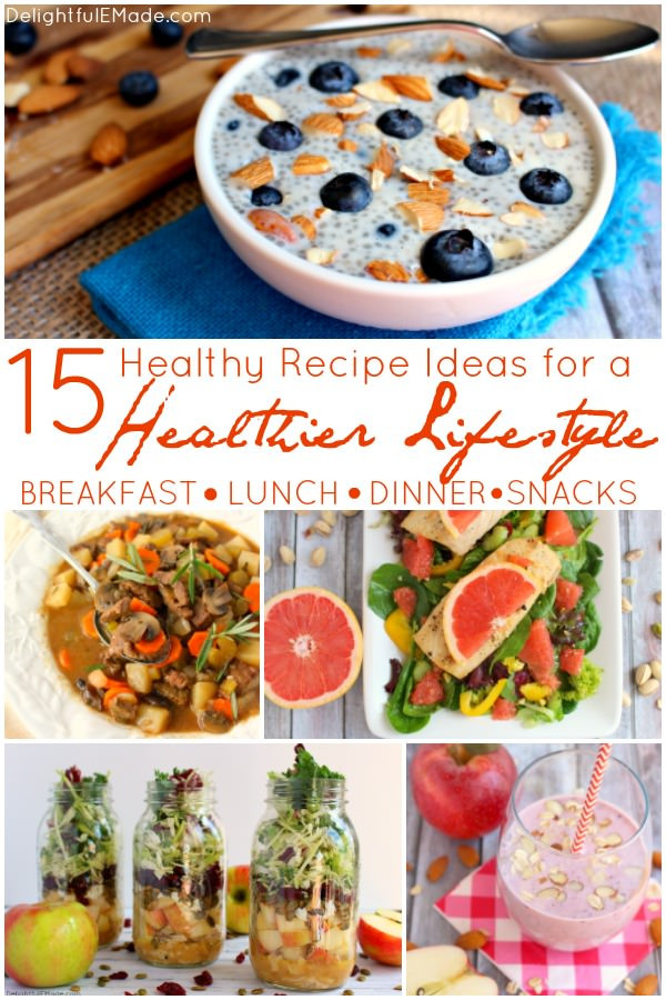 Healthy Fulfilling Snacks
 15 Healthy Recipe Ideas for a Healthier Lifestyle