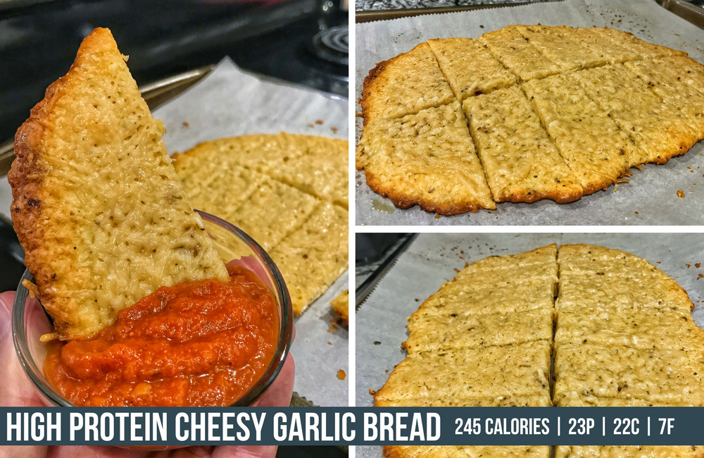 Healthy Garlic Bread Recipe
 Healthy Cheesy Garlic Bread Recipe Macro Friendly and