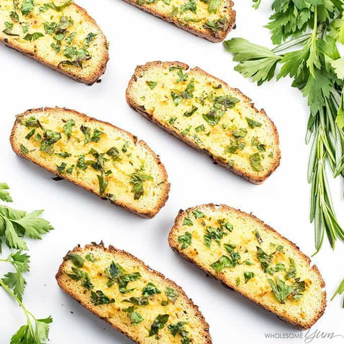Healthy Garlic Bread Recipe
 Cauliflower Bread Recipe with Garlic & Herbs Low Carb