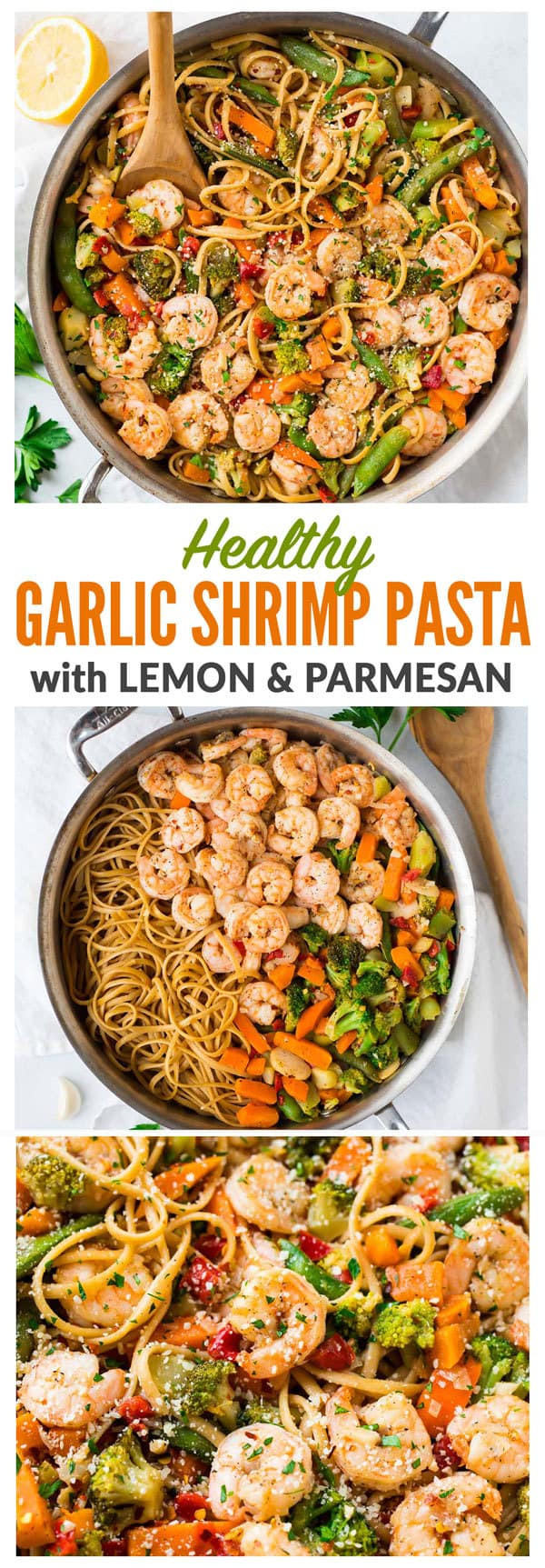 Healthy Garlic Shrimp Pasta
 Garlic Shrimp Pasta