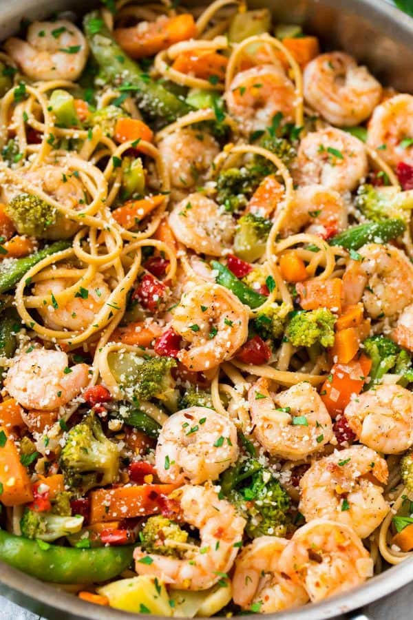 Healthy Garlic Shrimp Pasta
 Garlic Shrimp Pasta