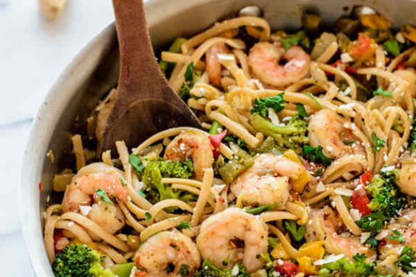 Healthy Garlic Shrimp Pasta
 Healthy Garlic Shrimp Pasta Recipe