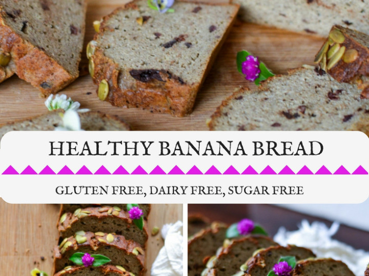 Healthy Gluten Free Banana Bread
 Pink Fairytale Cour te Cake GF Sugar Free Vegan