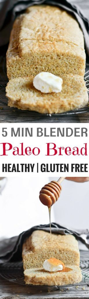 Healthy Gluten Free Bread
 Healthy 5 Minute Gluten Free Paleo Bread Paleo Gluten