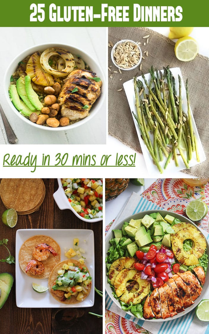 Healthy Gluten Free Dinners
 25 Gluten Free Dinner Recipes in Under 30 Minutes The